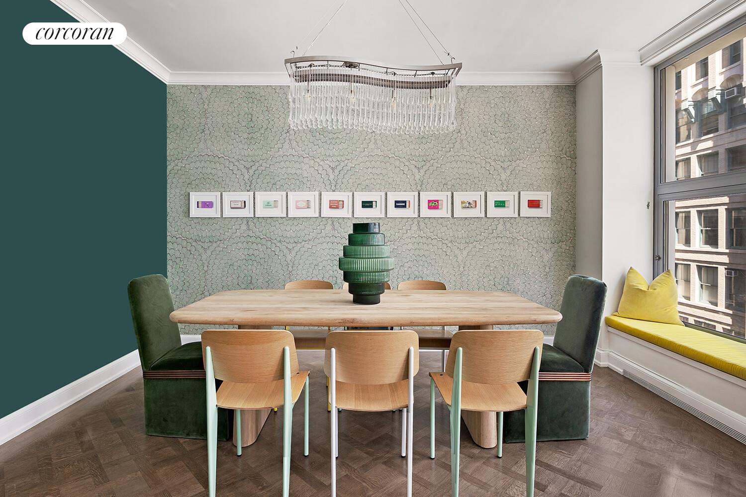 16 West 21st Street, Unit 10/11 Manhattan, NY 10010 - Photo 6 of 18 a dining room with furniture and window