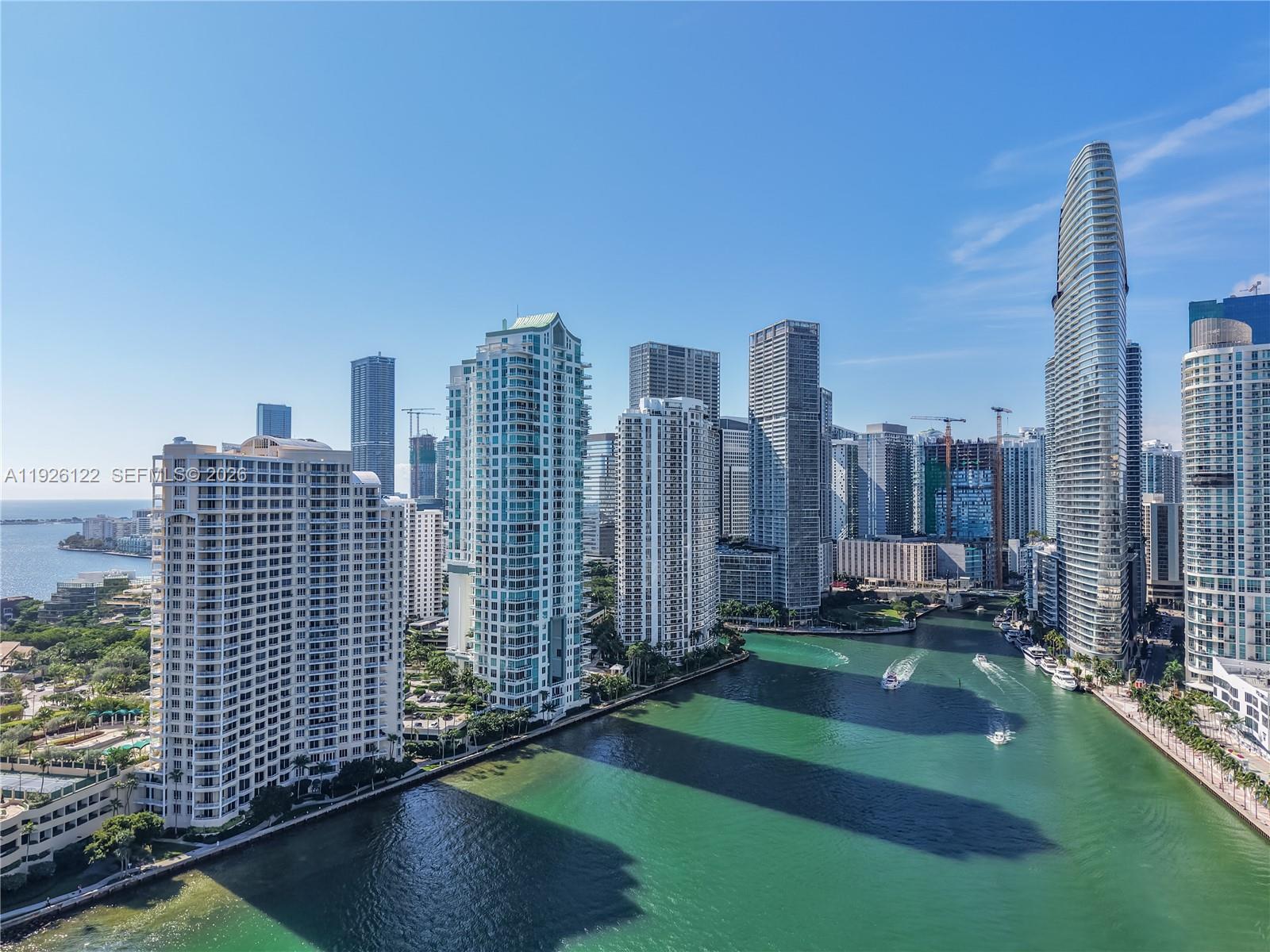 900 Brickell Key Boulevard, Unit 803 Miami, FL 33131 - Photo 26 of 38 a view of a city with tall buildings