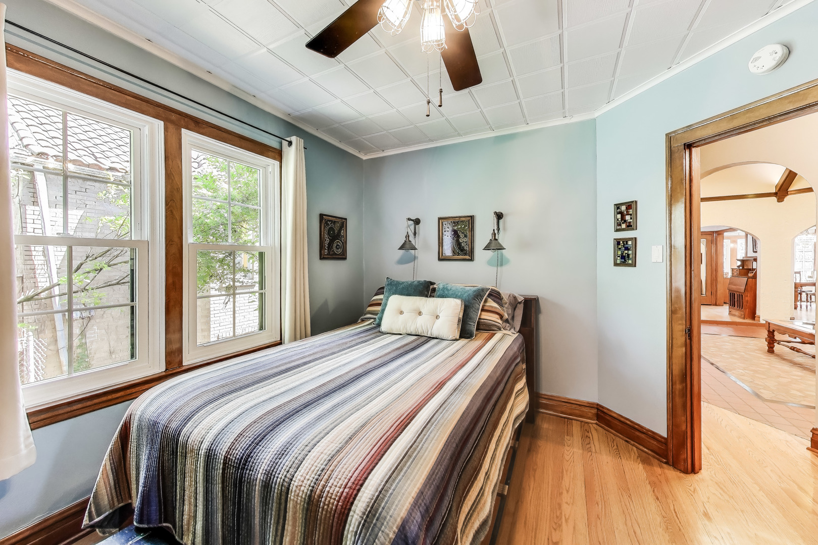 210 Berry Parkway Park Ridge, IL 60068 - Photo 18 of 30 a bedroom with a bed and a large window