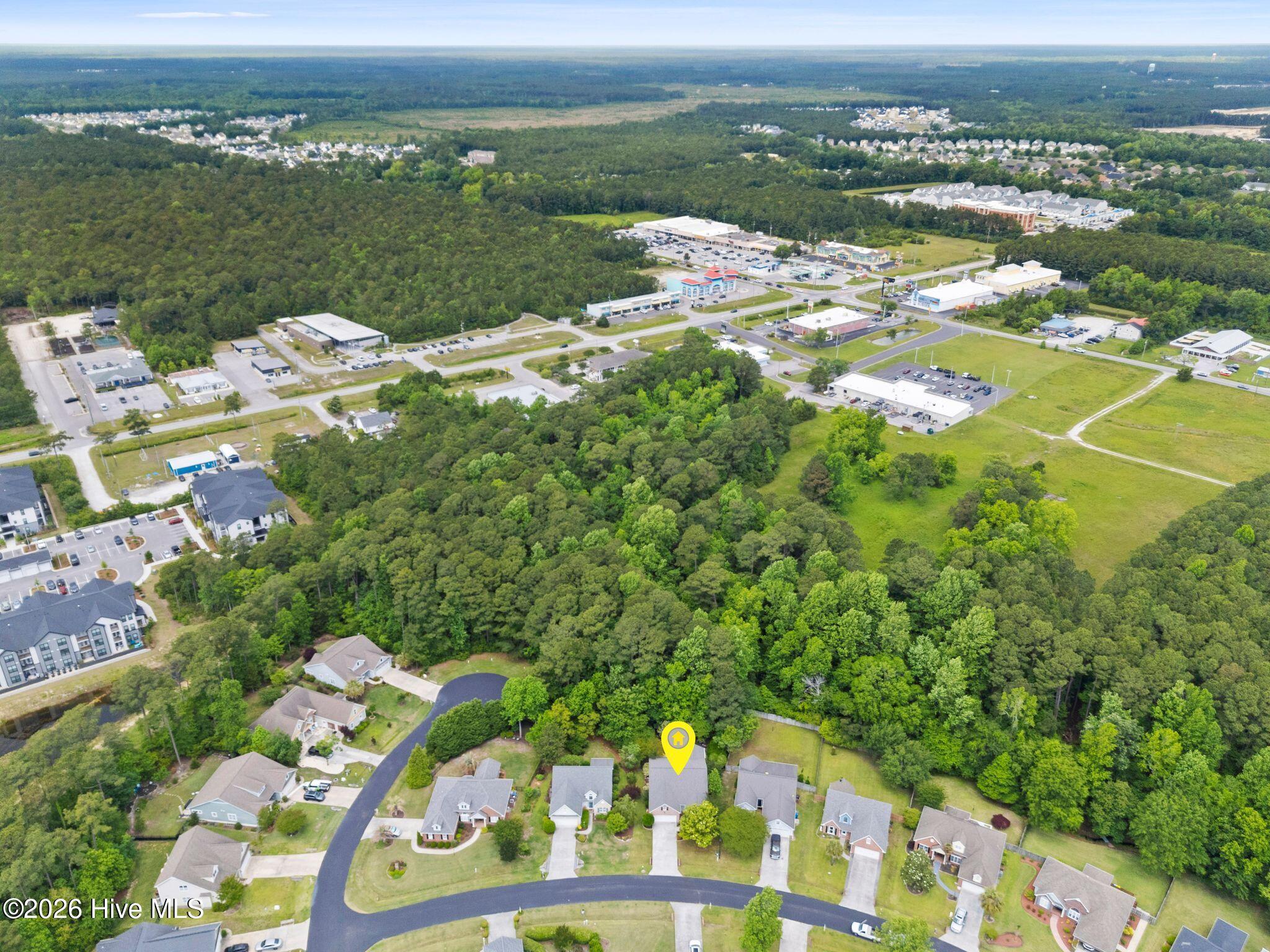 1128 Mill Run Road Sneads Ferry, NC 28460 - Photo 44 of 65 Drone Aerial