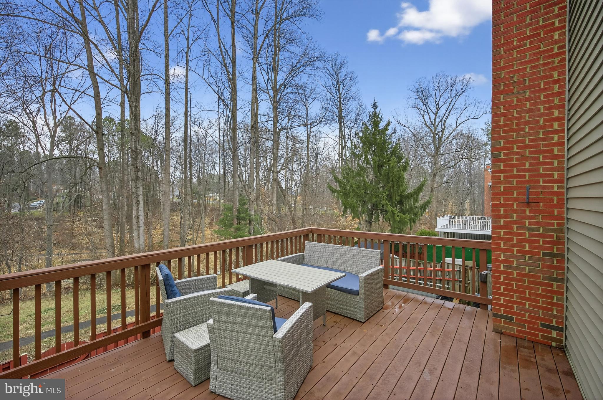 5624 Kirkham Court Springfield, VA 22151 - Photo 38 of 52 a view of balcony with furniture