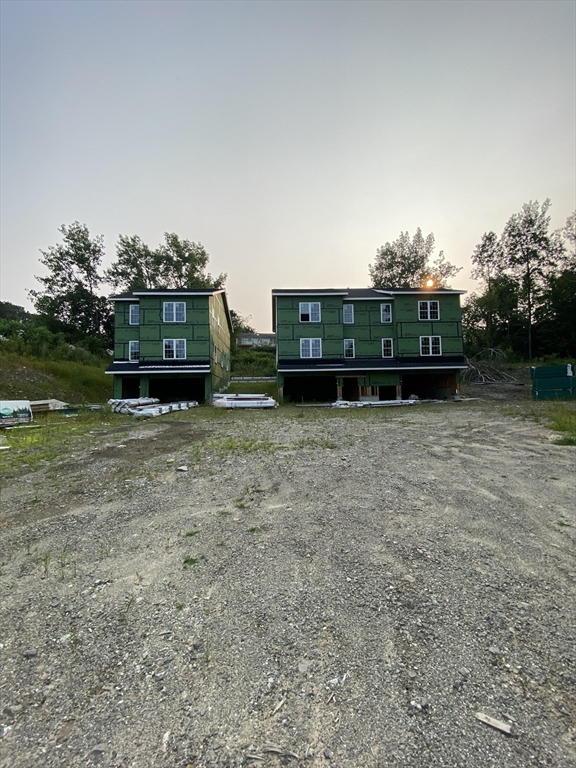 a view of a terrace with a bench
