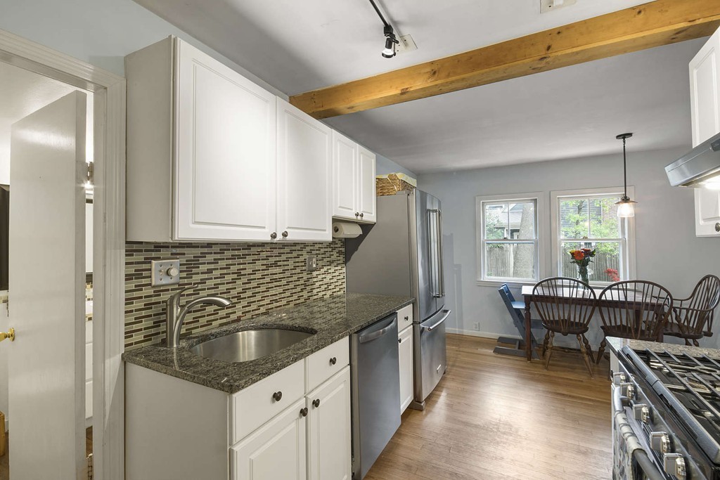 17 Evergreen Road Natick, MA 01760 - Photo 12 of 29 a kitchen with sink and cabinets