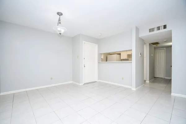 a view of an empty room