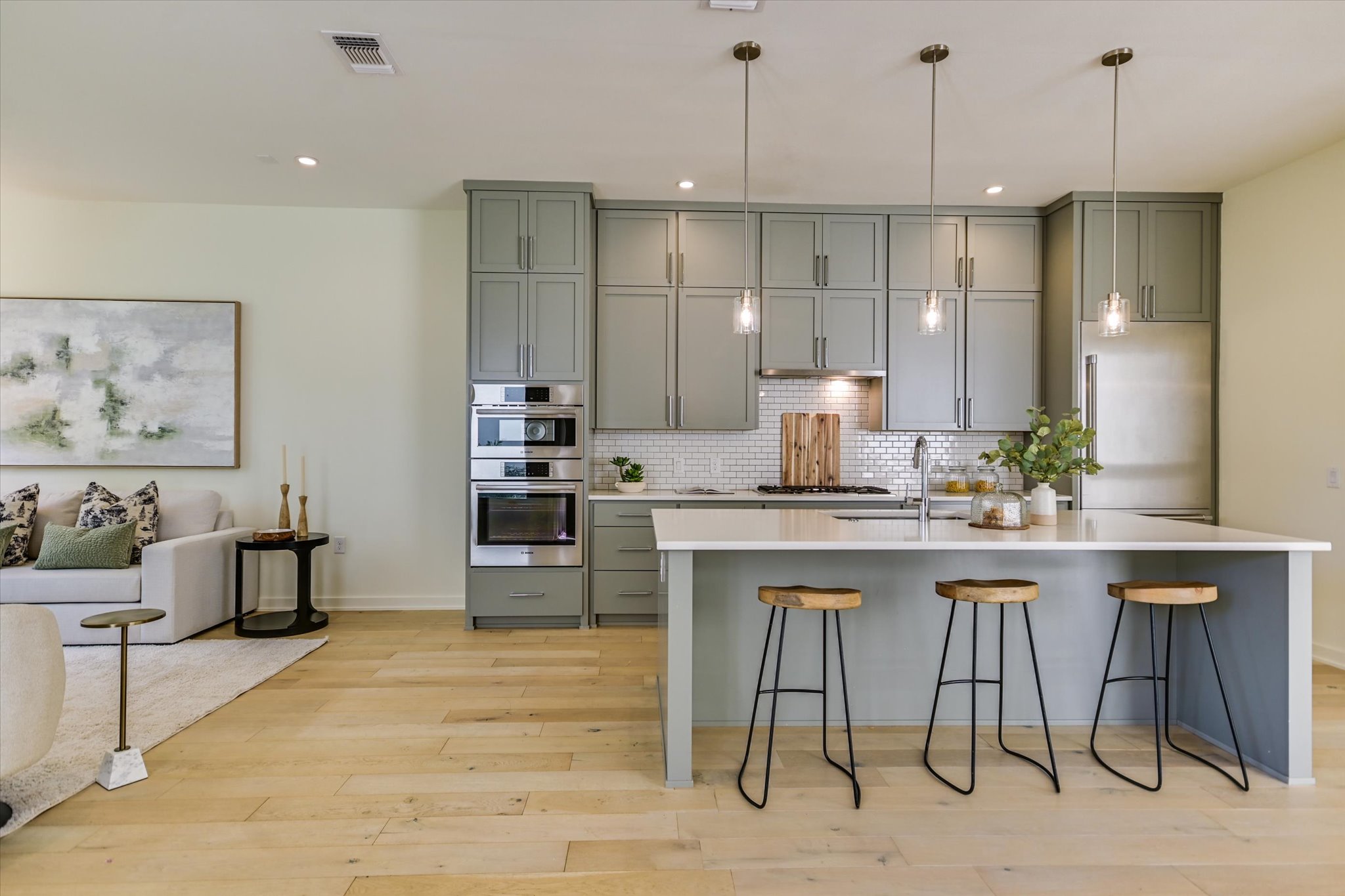 2610 Watkins Way Austin, TX 78746 - Photo 10 of 23 a large kitchen with cabinets