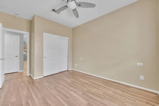 wooden floor in an empty room