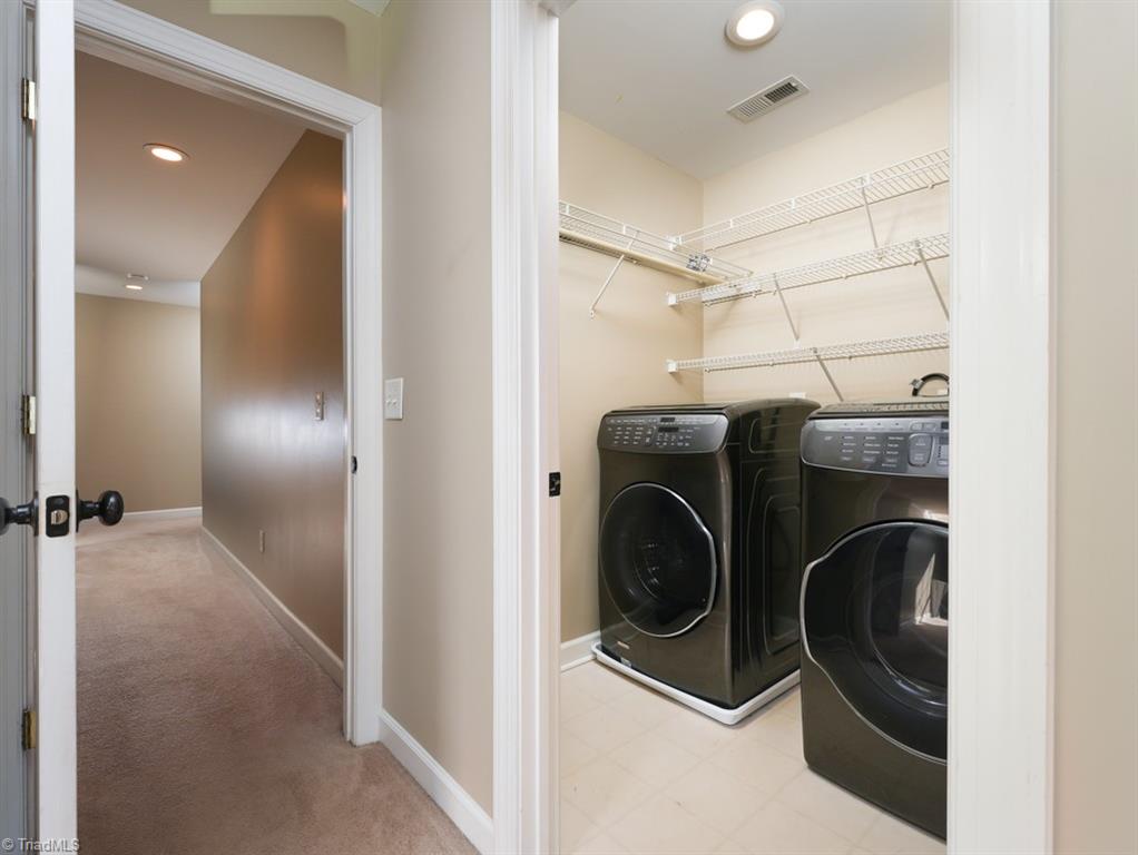 7840 Wilson Farm Road Summerfield, NC 27358 - Photo 35 of 47 Laundry room conveniently located on second level.