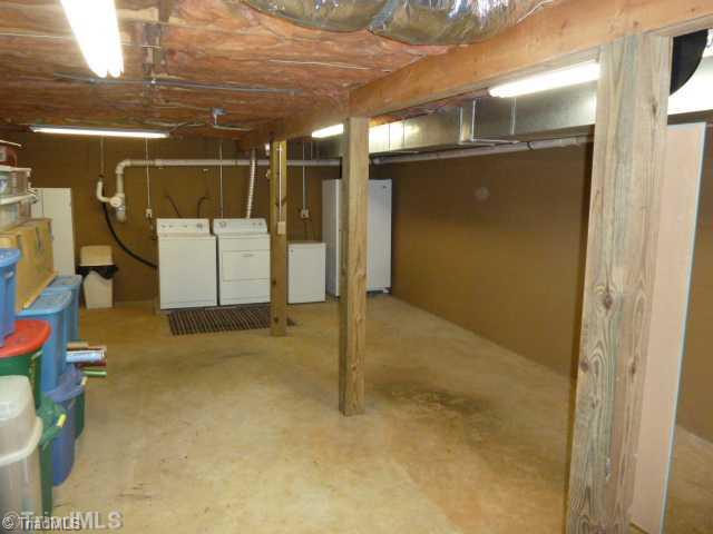 1100 Hemlock Ridge Road Germanton, NC 27019 - Photo 13 of 16 Other. 1100 S/F Unfinished basement has a laundry hook-up. There is a second laundry hook-up in the 2nd floor bathroom.