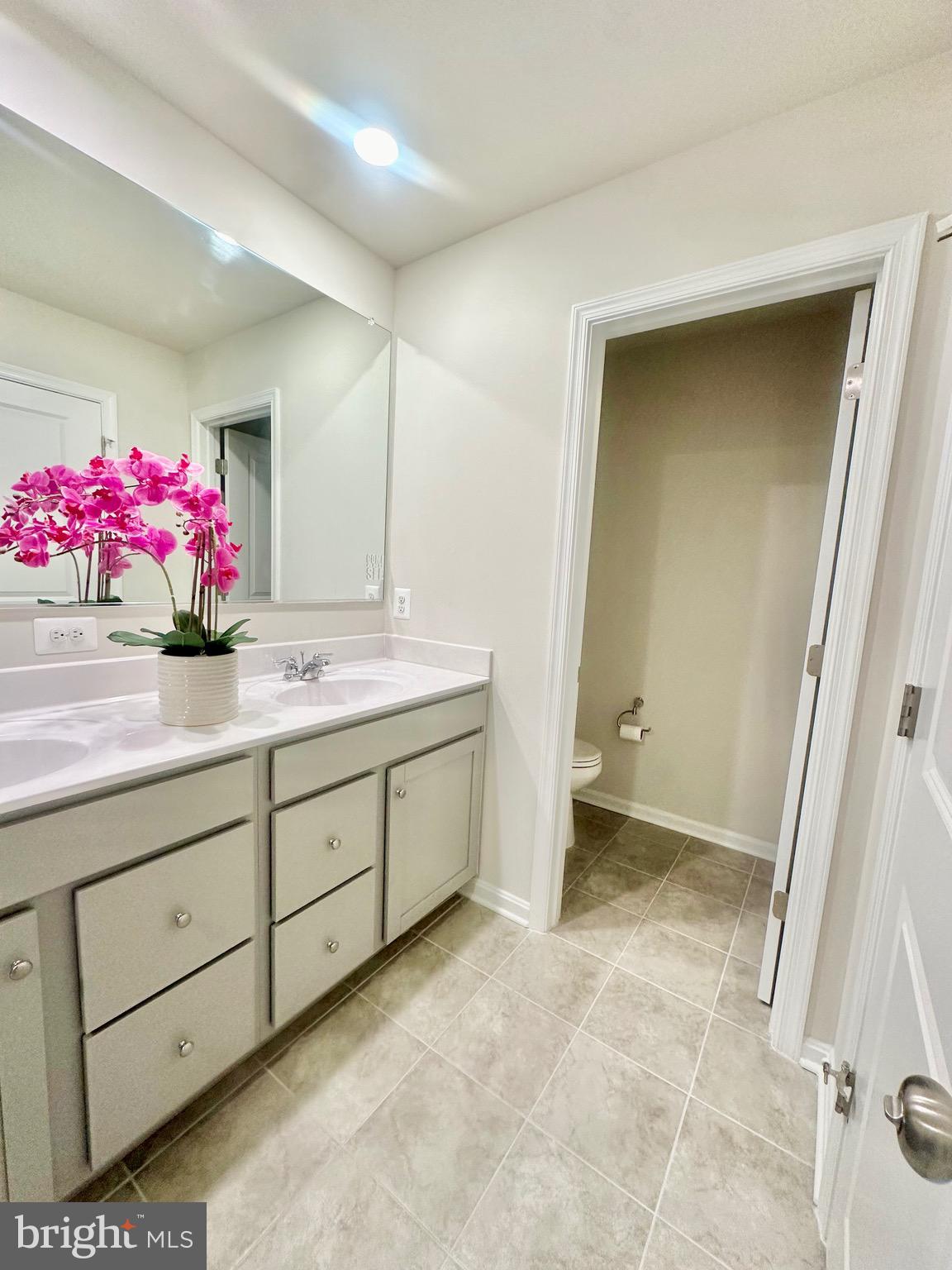 153 Telluride Way Charles Town, WV 25414 - Photo 10 of 21 a bathroom with a sink mirror and vanity