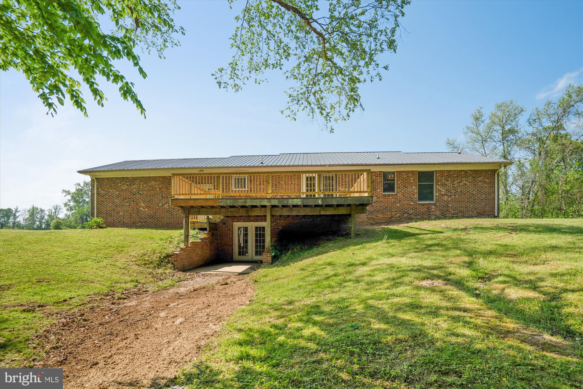 13245 Croom Road Upper Marlboro, MD 20772 - Photo 34 of 47 Rear Elev. w/ Huge 24' x 16' Deck and Walkout