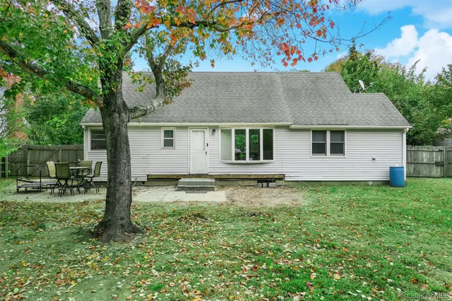 a house view with a garden space