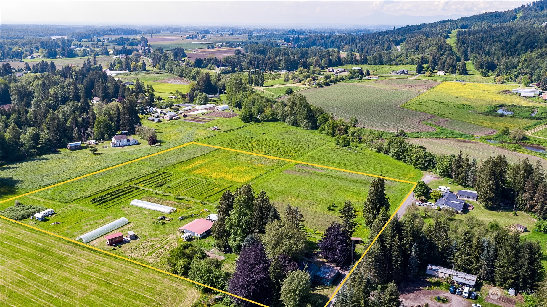 5709 Putnam Road Everson, WA 98247 - Photo 1 of 40 a view of a tennis ground with a large trees