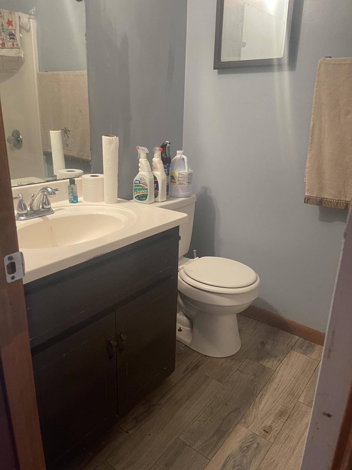 246 Ridge Lake Road Crestview, FL 32536 - Photo 13 of 17 a bathroom with a sink toilet and a mirror