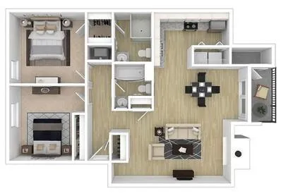 $1,438 | 3500 Peachtree Corners Circle, Unit 54B, Peachtree Corners, GA 30092