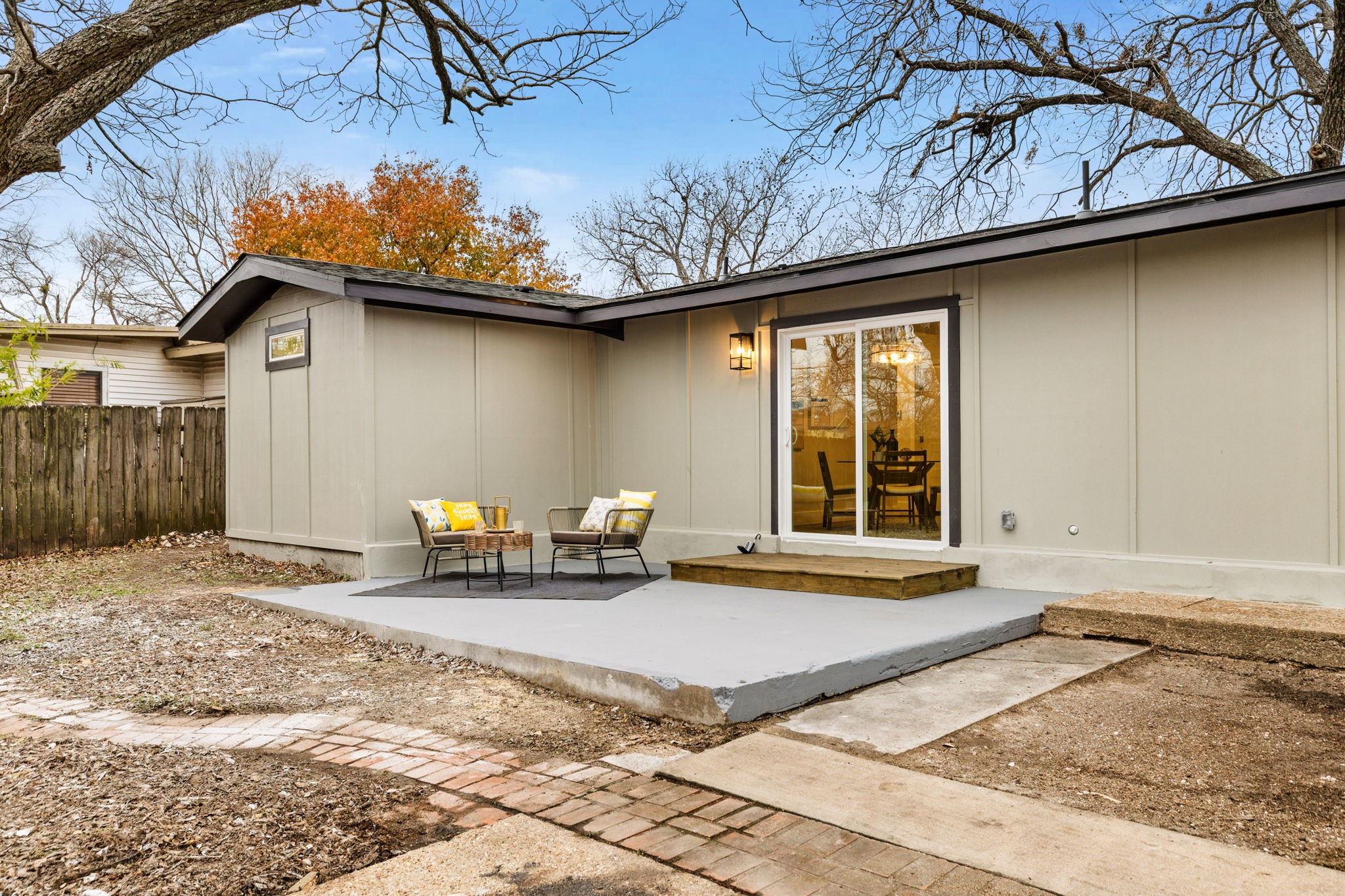 5605 Overbrook Drive Austin, TX 78723 - Photo 30 of 37 a front view of a house with garden and sitting area