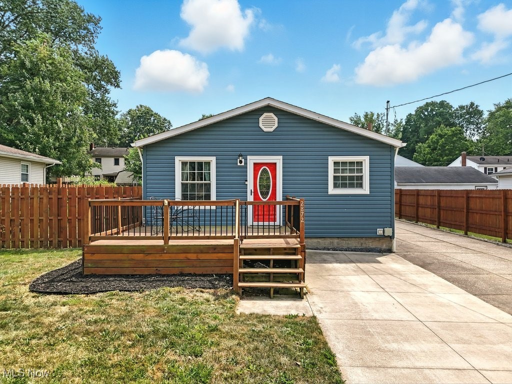2872 Farmdale Road Akron, OH 44312 - Photo 1 of 1 View of front of property featuring a deck