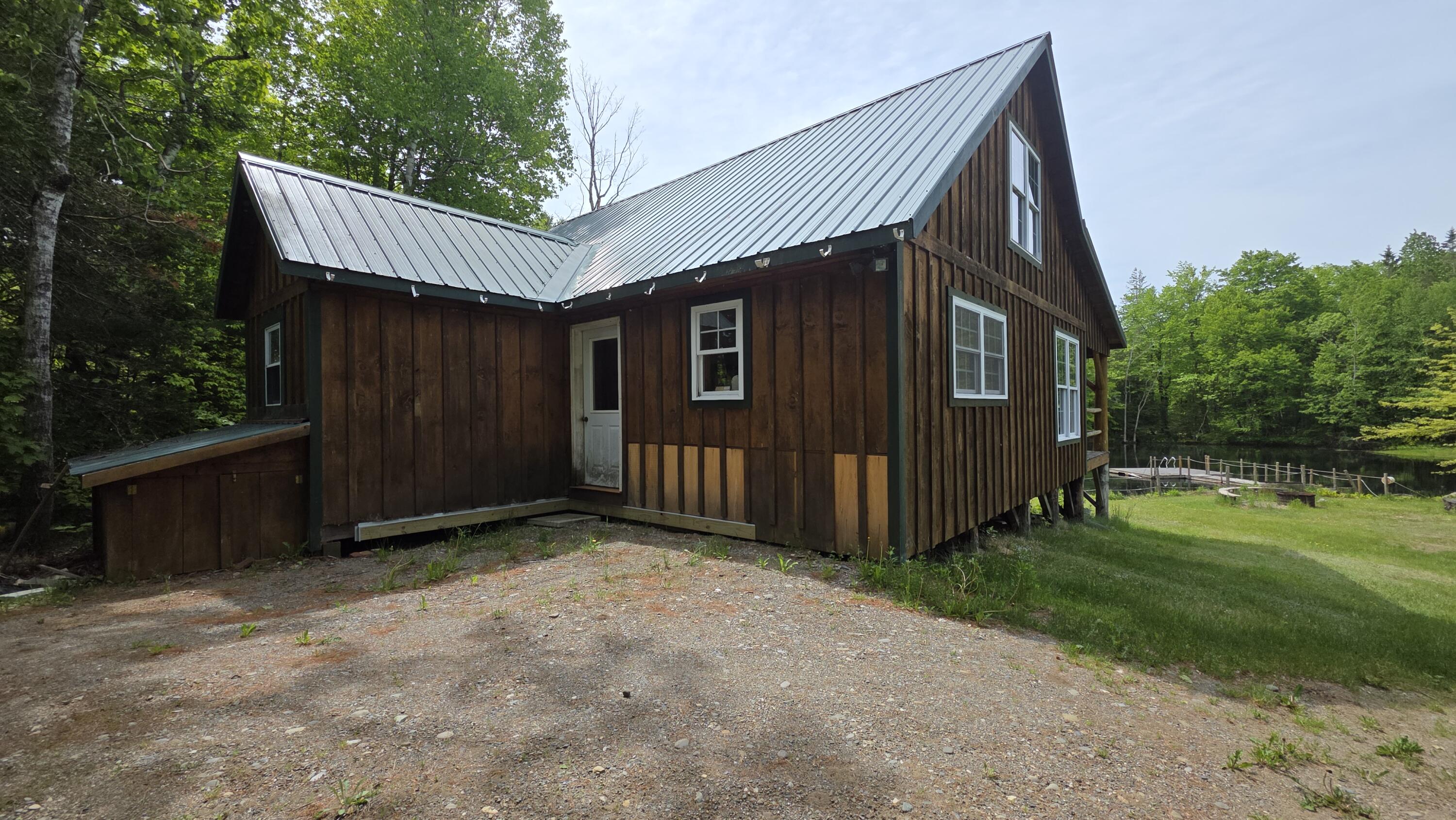 Lot 17 East Thorndike Road Thorndike, ME 04986 - Photo 12 of 31 Back View of Cabin