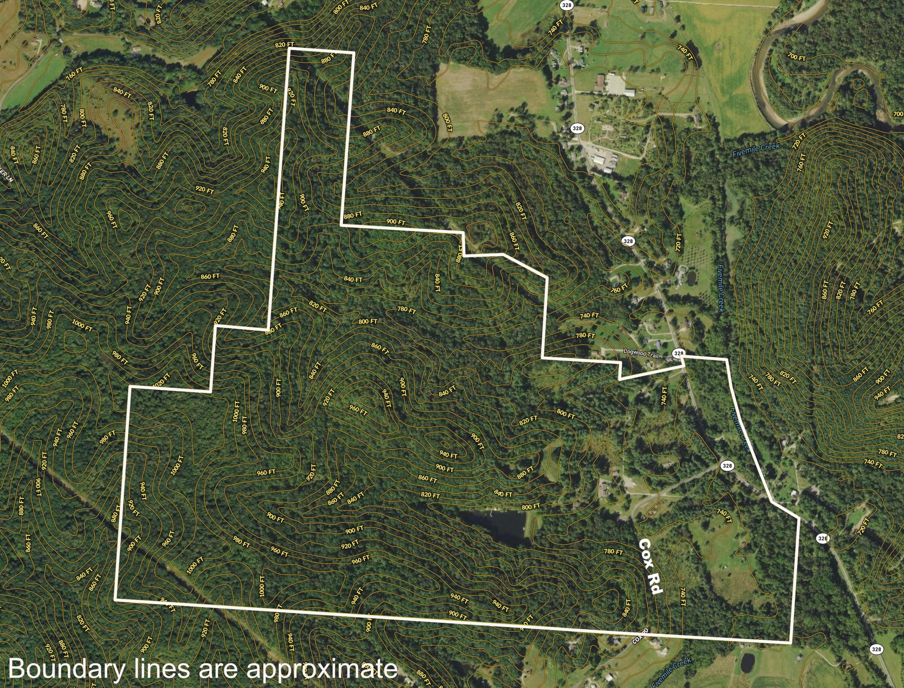 15779 Cox Road Logan, OH 43138 - Photo 67 of 68 Cox Rd. Topography Map
