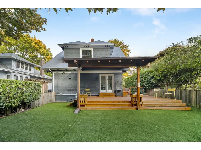 a view of a house with a park