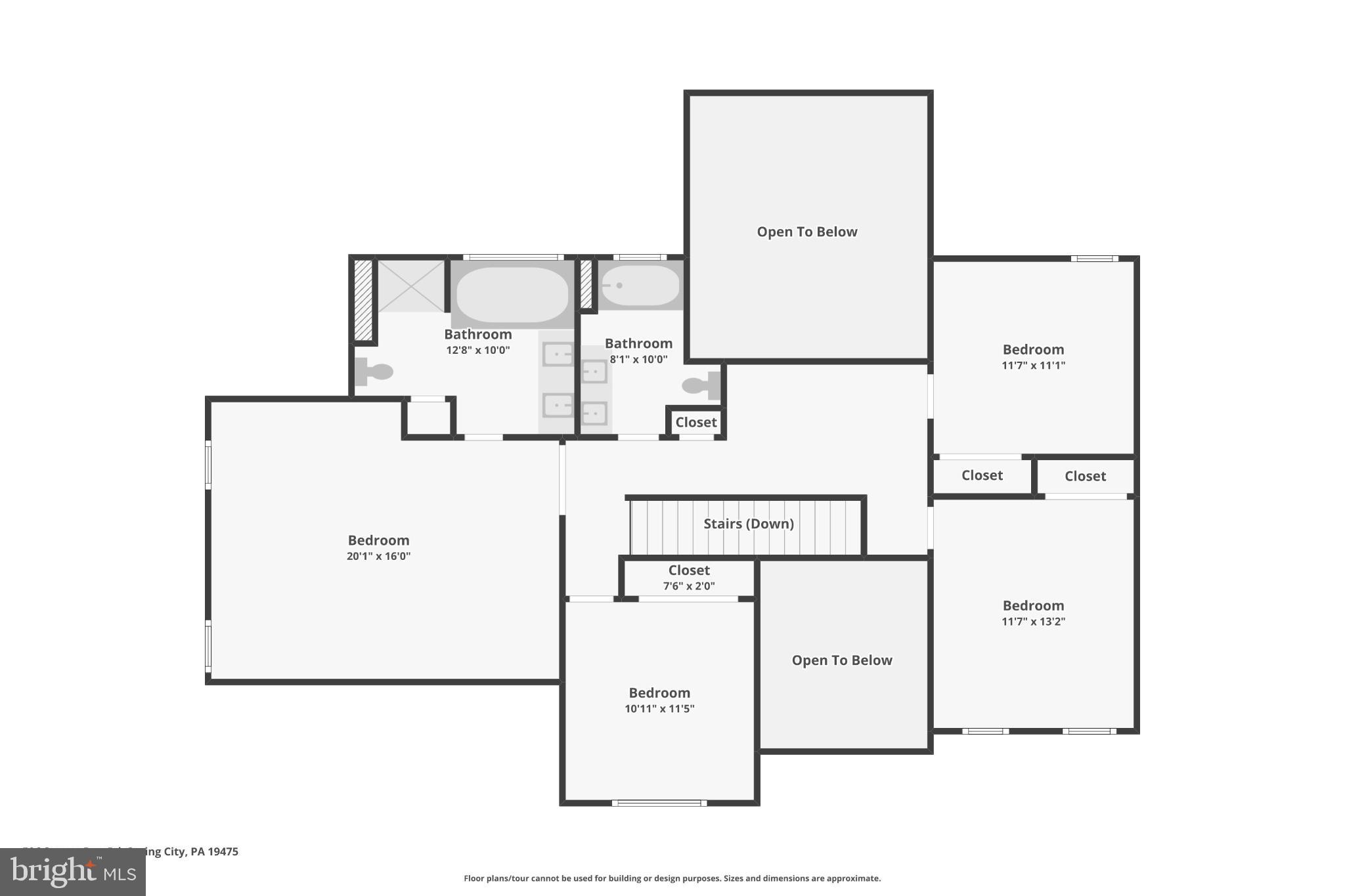 506 Stony Run Road Spring City, PA 19475 - Photo 72 of 74 Upper level floor plan.