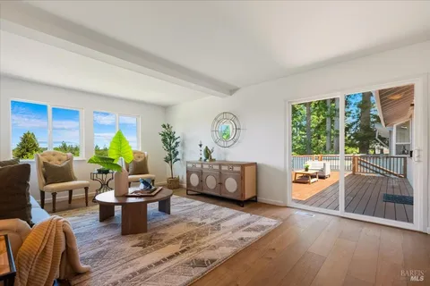 a house with yard in front of it