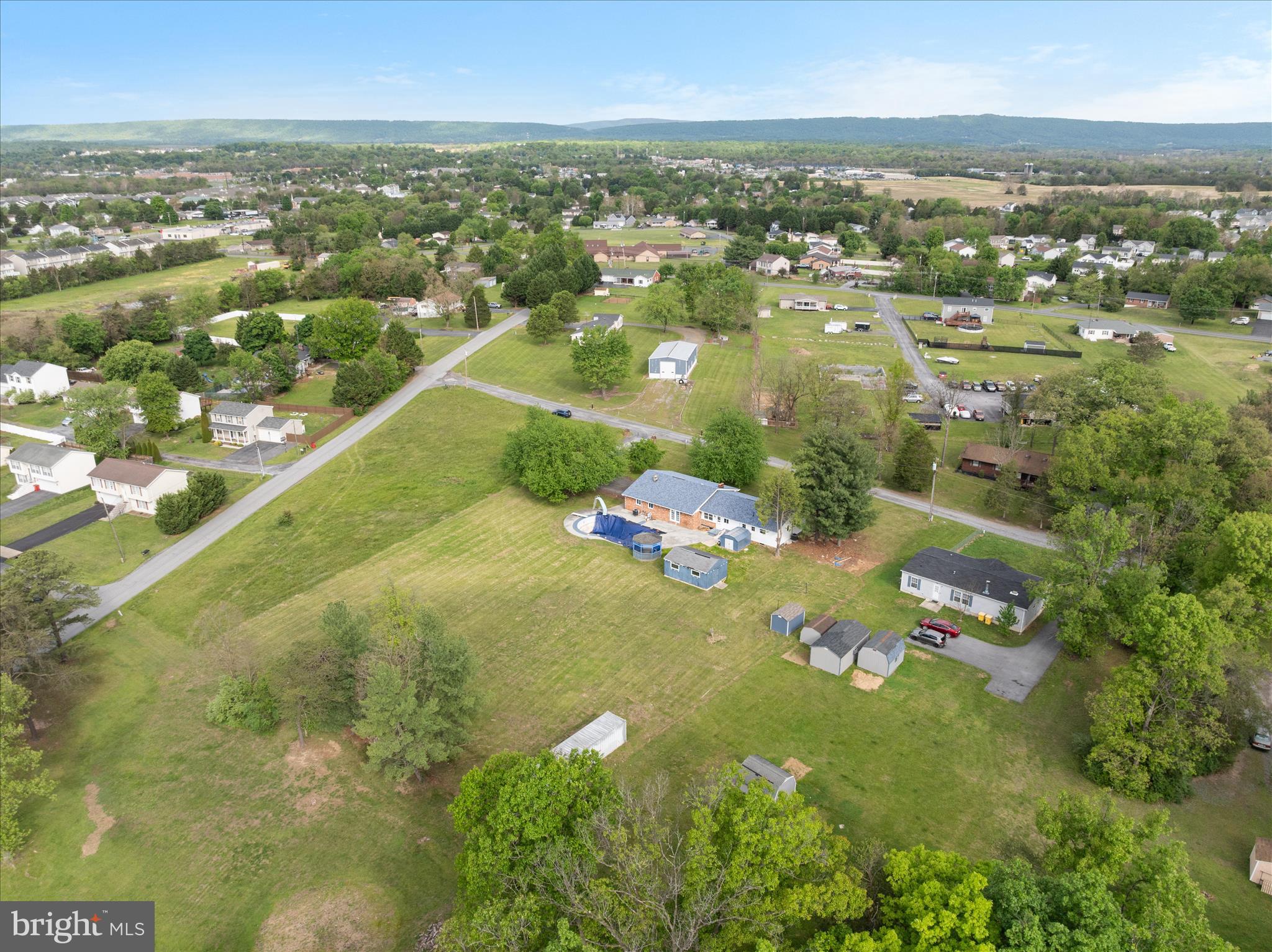 64 Shickle Lane Inwood, WV 25428 - Photo 40 of 42 an aerial view of residential houses with outdoor space
