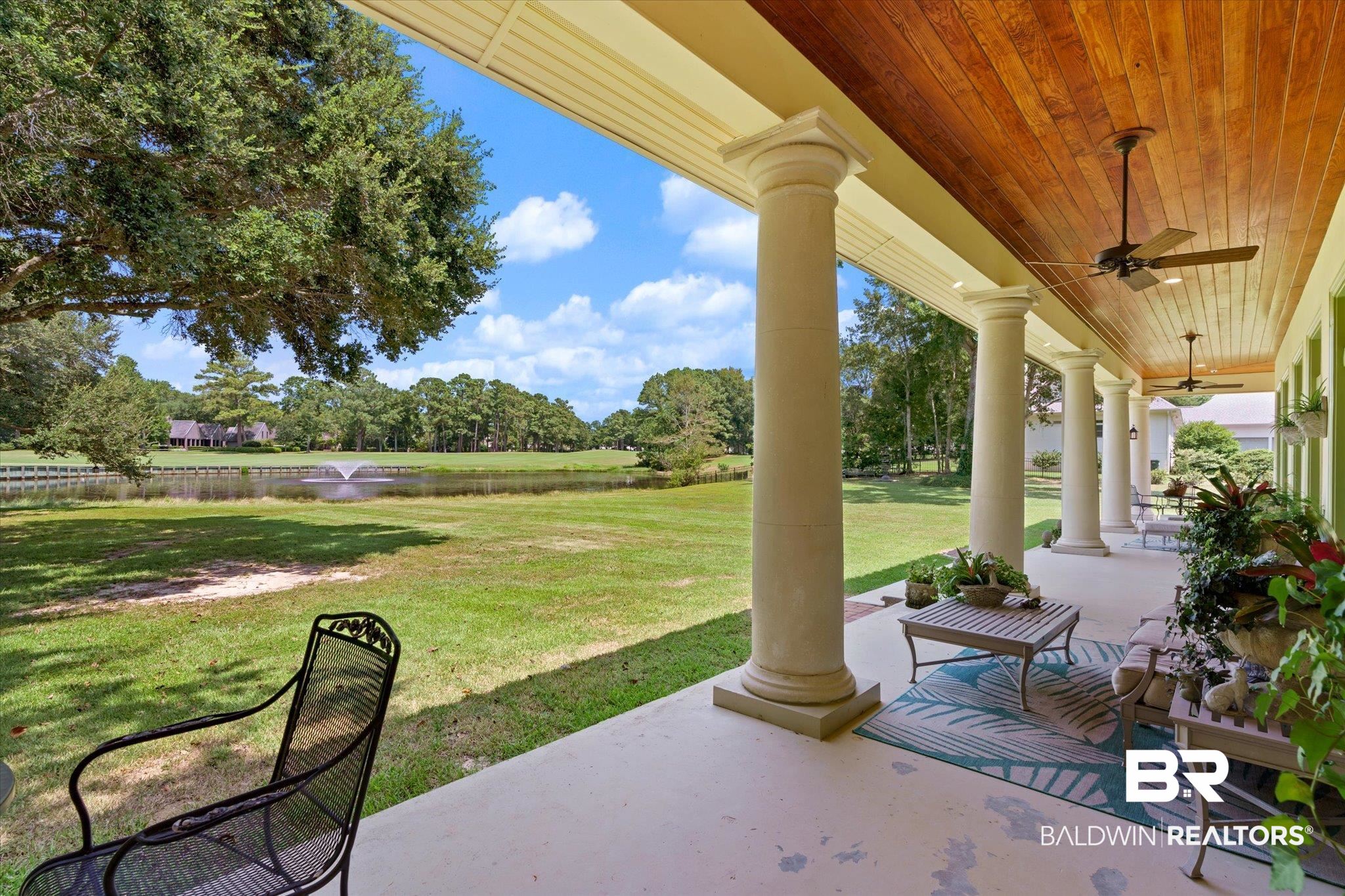 6341 Raintree Road Fairhope, AL 36532 - Photo 25 of 40 View of patio featuring ceiling fan