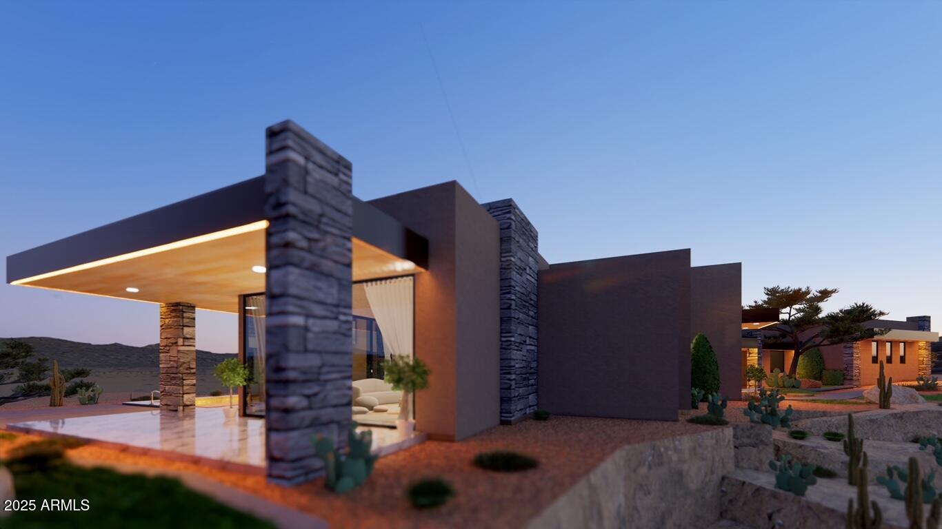 10876 East Rising Sun Drive Scottsdale, AZ 85262 - Photo 4 of 33 a view of roof deck with patio