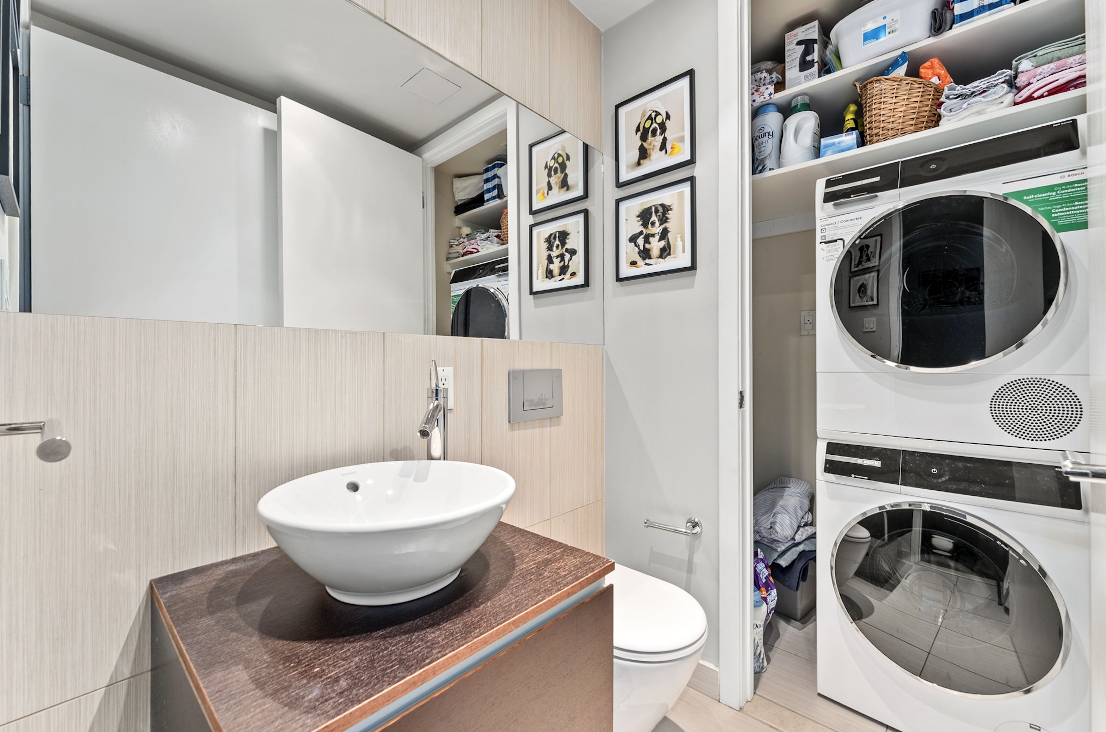 166 West 18th Street, Unit 2D Manhattan, NY 10011 - Photo 12 of 17 a bathroom with a toilet and a sink