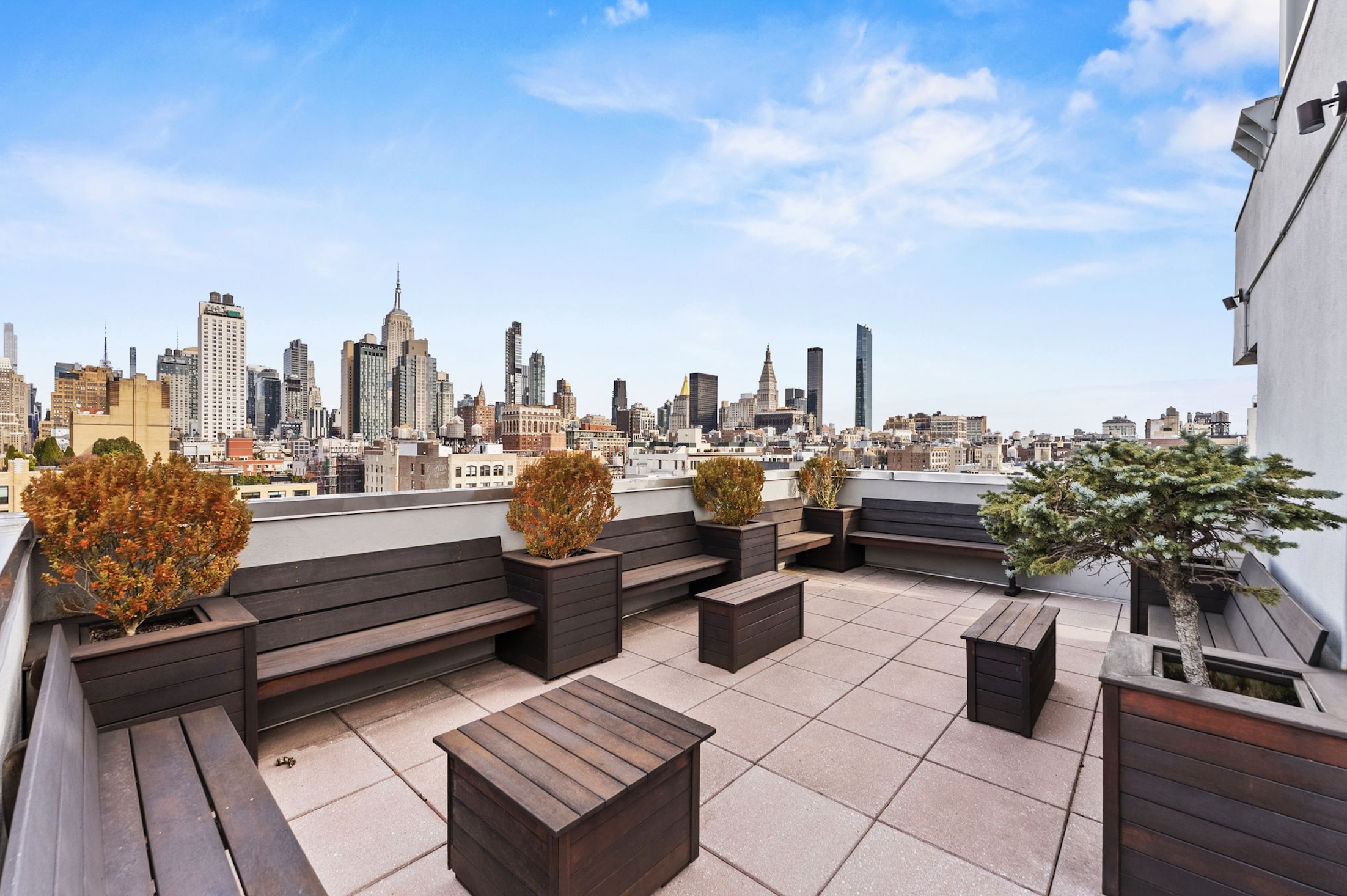 166 West 18th Street, Unit 2D Manhattan, NY 10011 - Photo 14 of 17 a terrace with outdoor seating