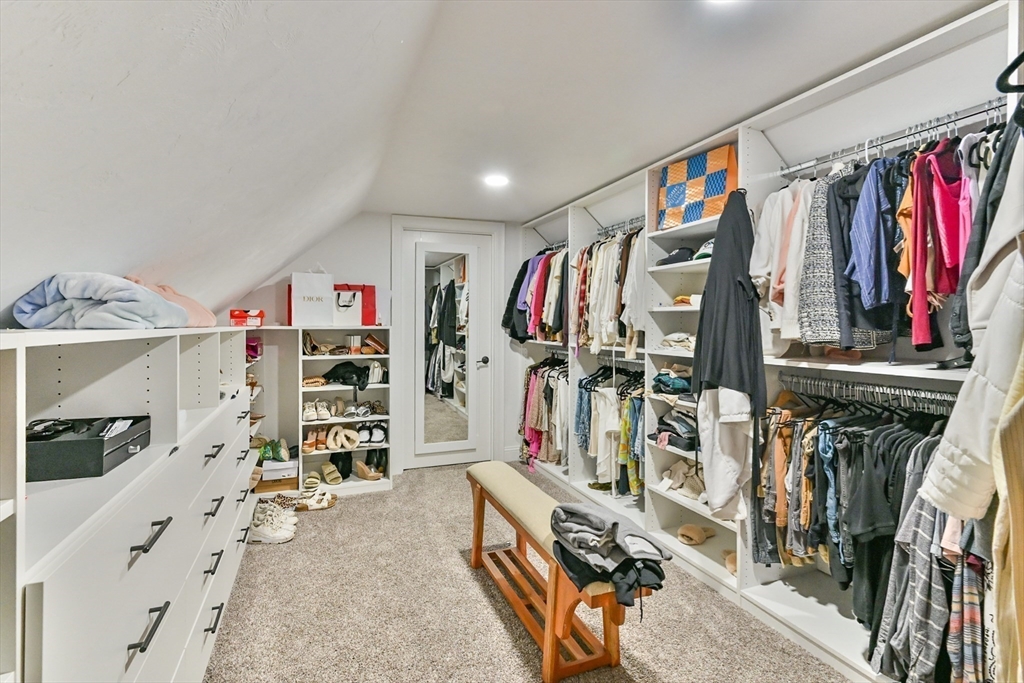 20 Lakeview Road Webster, MA 01570 - Photo 36 of 42 a view of walk in closet with clothes and shoes