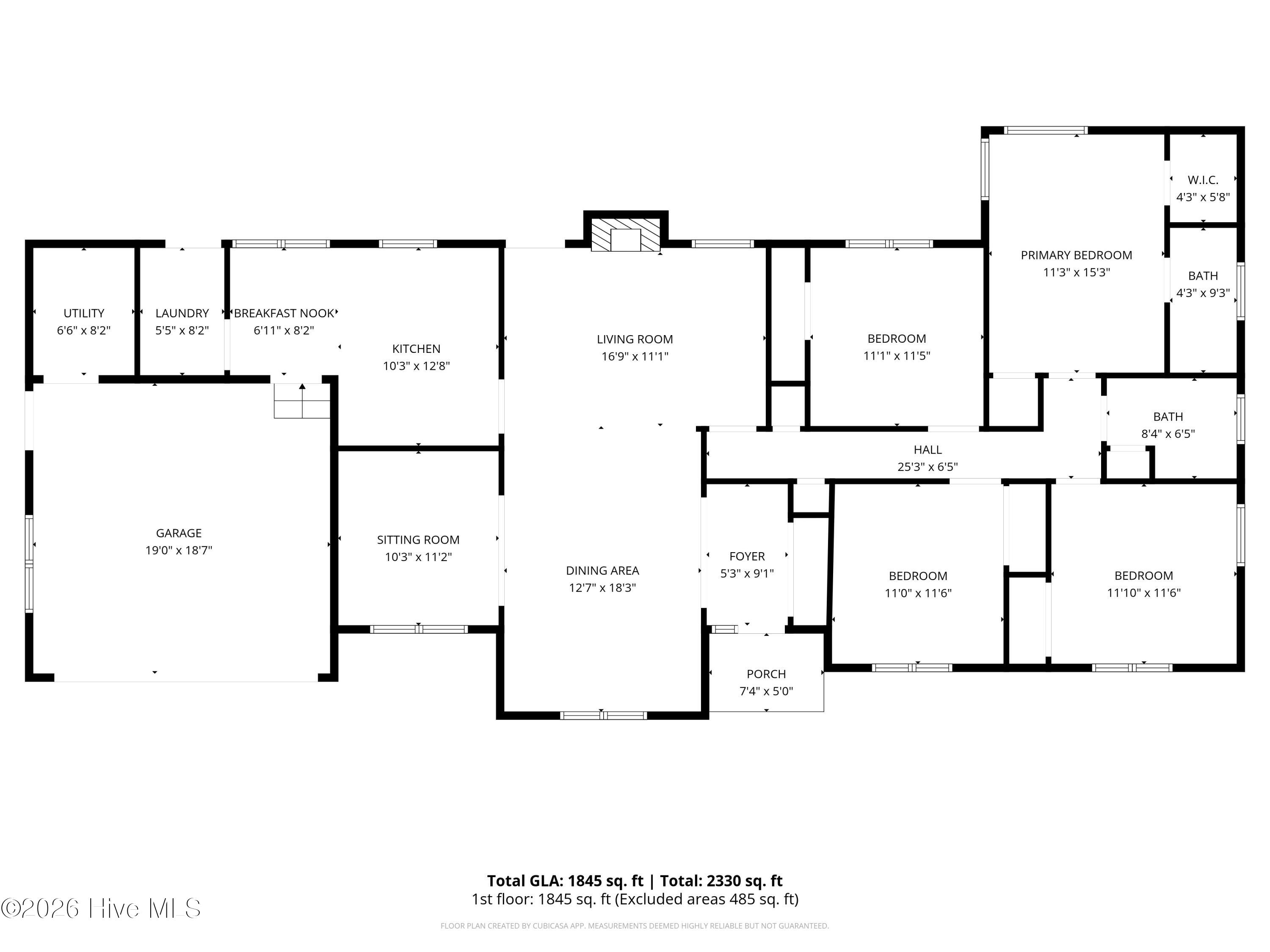 129 Tanbridge Road Wilmington, NC 28405 - Photo 43 of 43 1-Floorplan_1