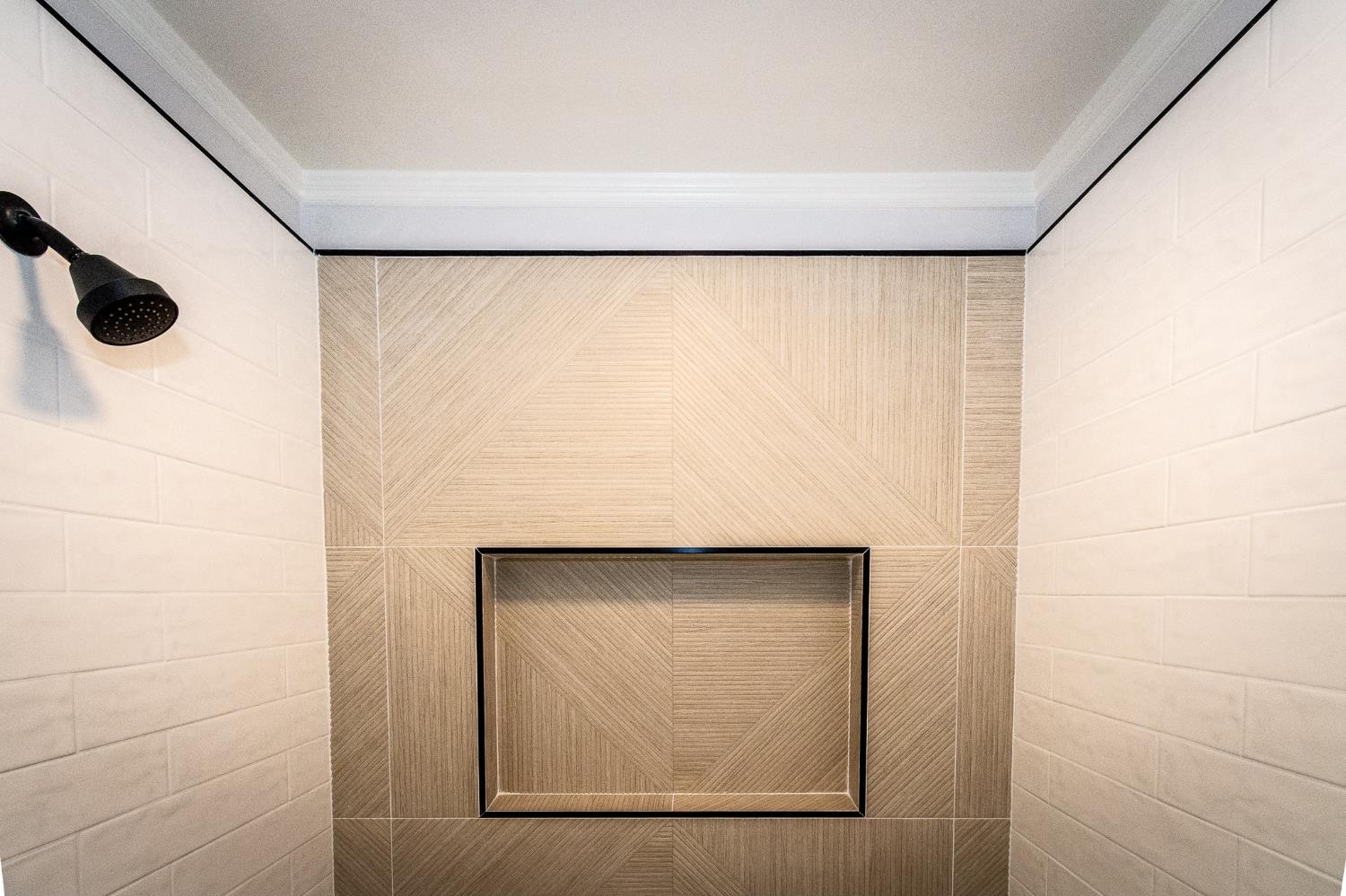 427 Wyndgate Road Sacramento, CA 95864 - Photo 25 of 35 a bathroom with a shower and a mirror