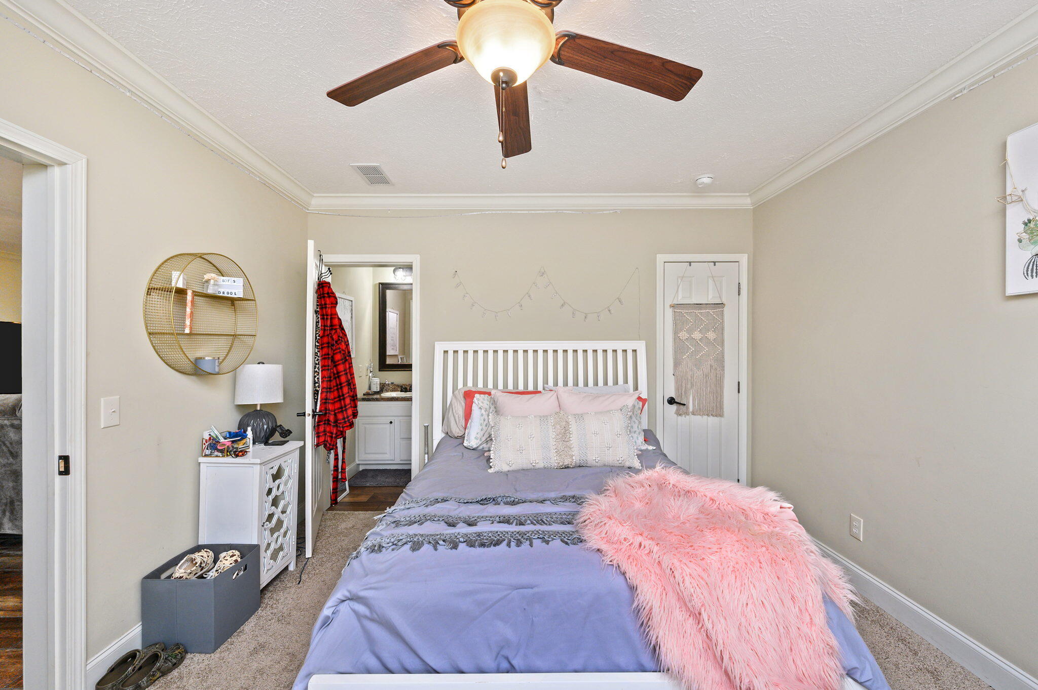 6019 Old River Road Baker, FL 32531 - Photo 29 of 54 a bed room with a bed and a mirror
