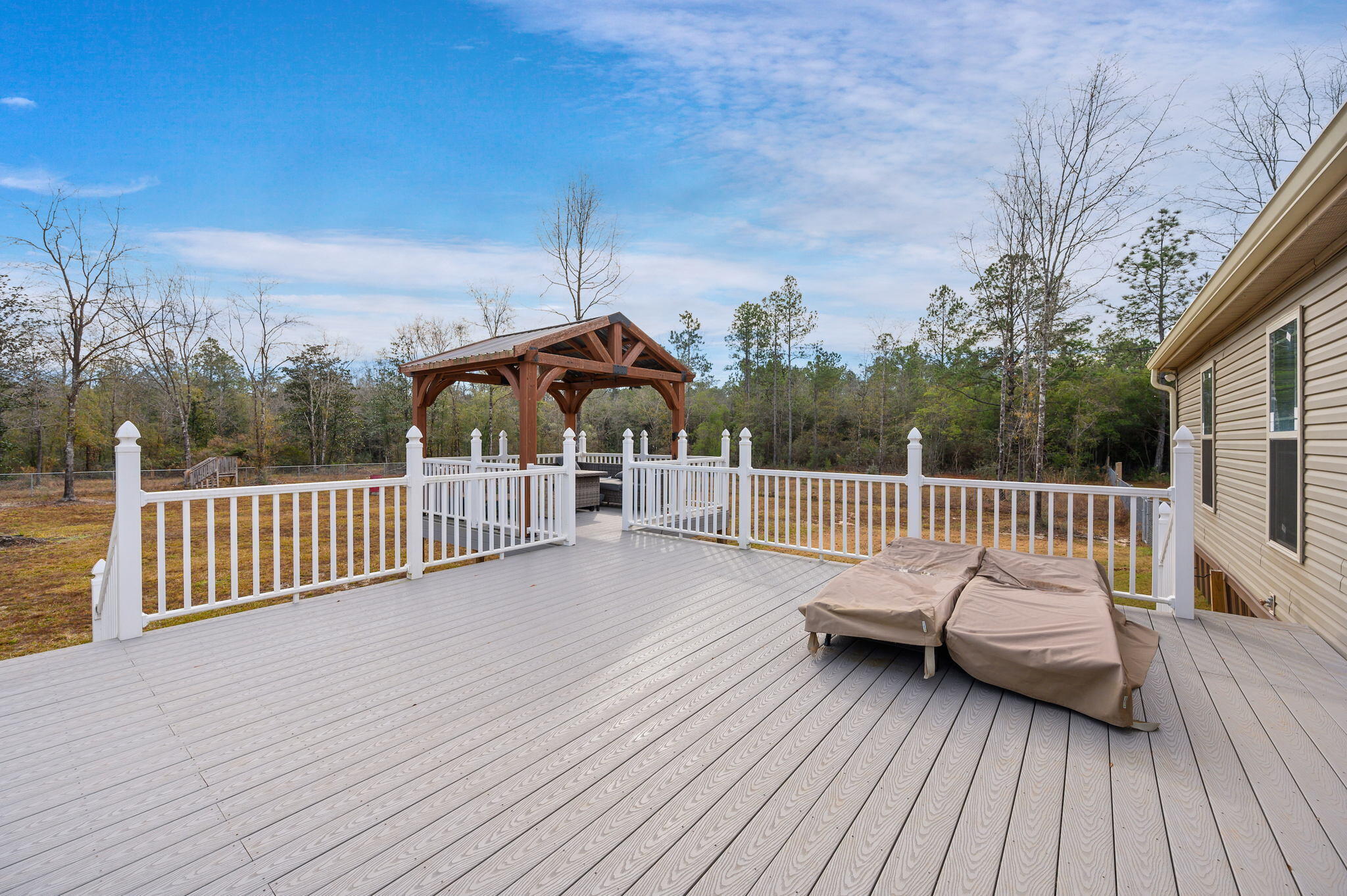 6019 Old River Road Baker, FL 32531 - Photo 42 of 54 a view of deck and patio