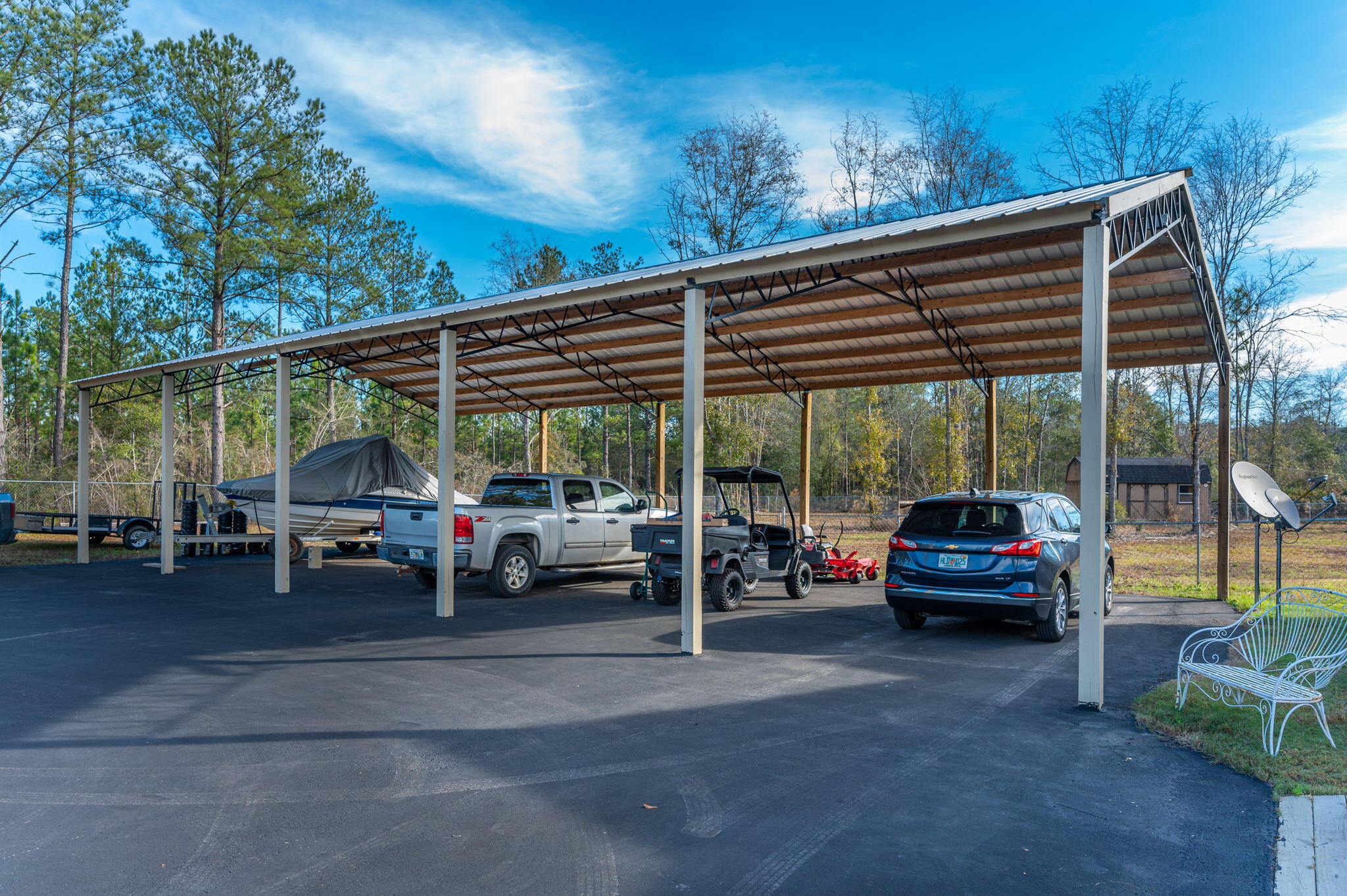6019 Old River Road Baker, FL 32531 - Photo 5 of 54 a view of outdoor space with seating area