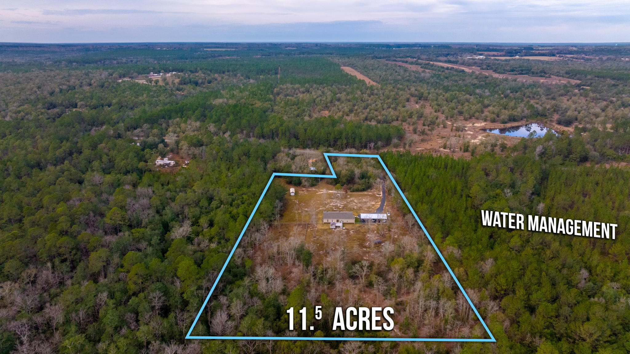 6019 Old River Road Baker, FL 32531 - Photo 54 of 54 a view of a yard