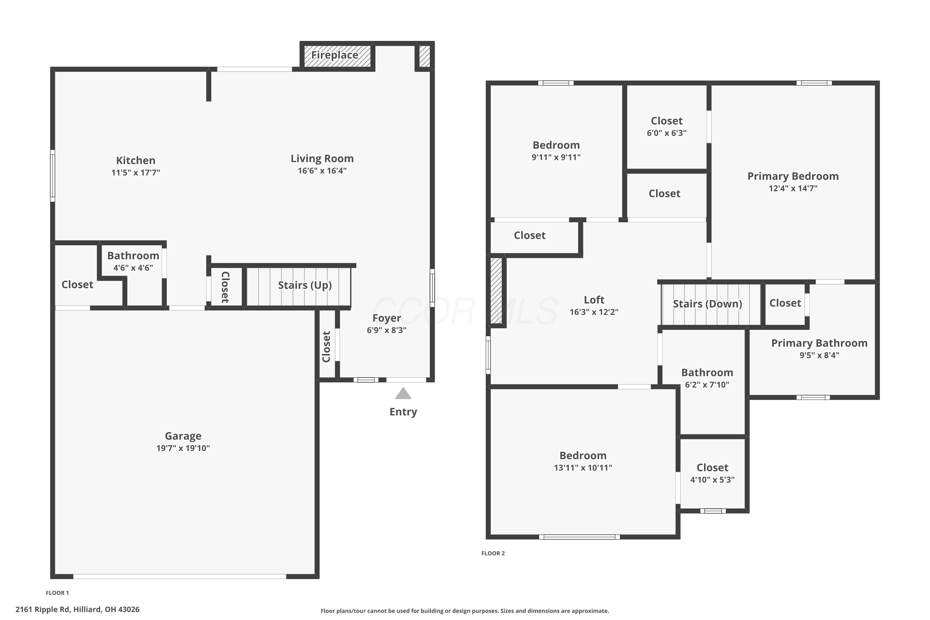 2161 Ripple Road Hilliard, OH 43026 - Photo 34 of 34 Floorplan