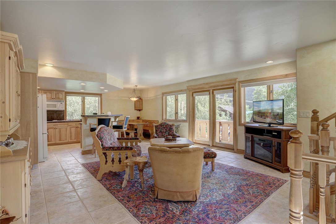 137 Rasor Drive Keystone, CO 80435 - Photo 4 of 35 a view of a dining room with furniture window and outside view