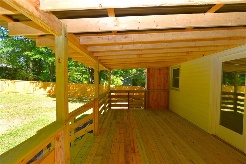 2030 Sanders Drive Austell, GA 30168 - Photo 31 of 42 a view of a balcony with an outdoor space