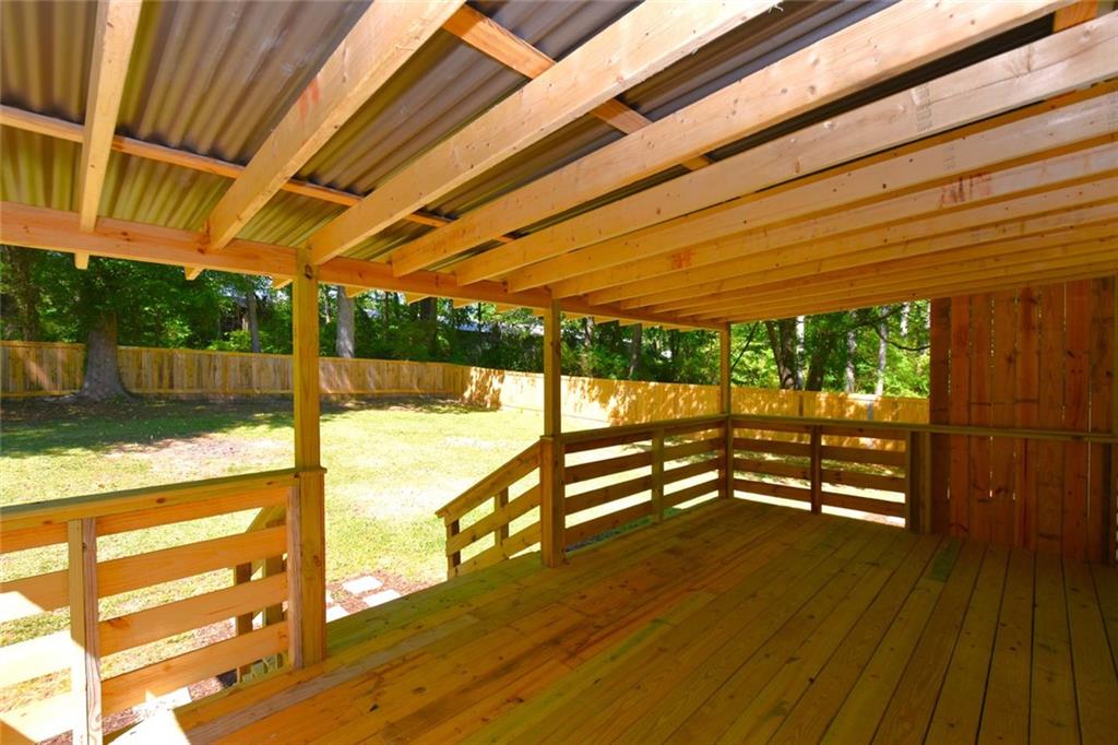 2030 Sanders Drive Austell, GA 30168 - Photo 33 of 42 a view of outdoor space with wooden floor