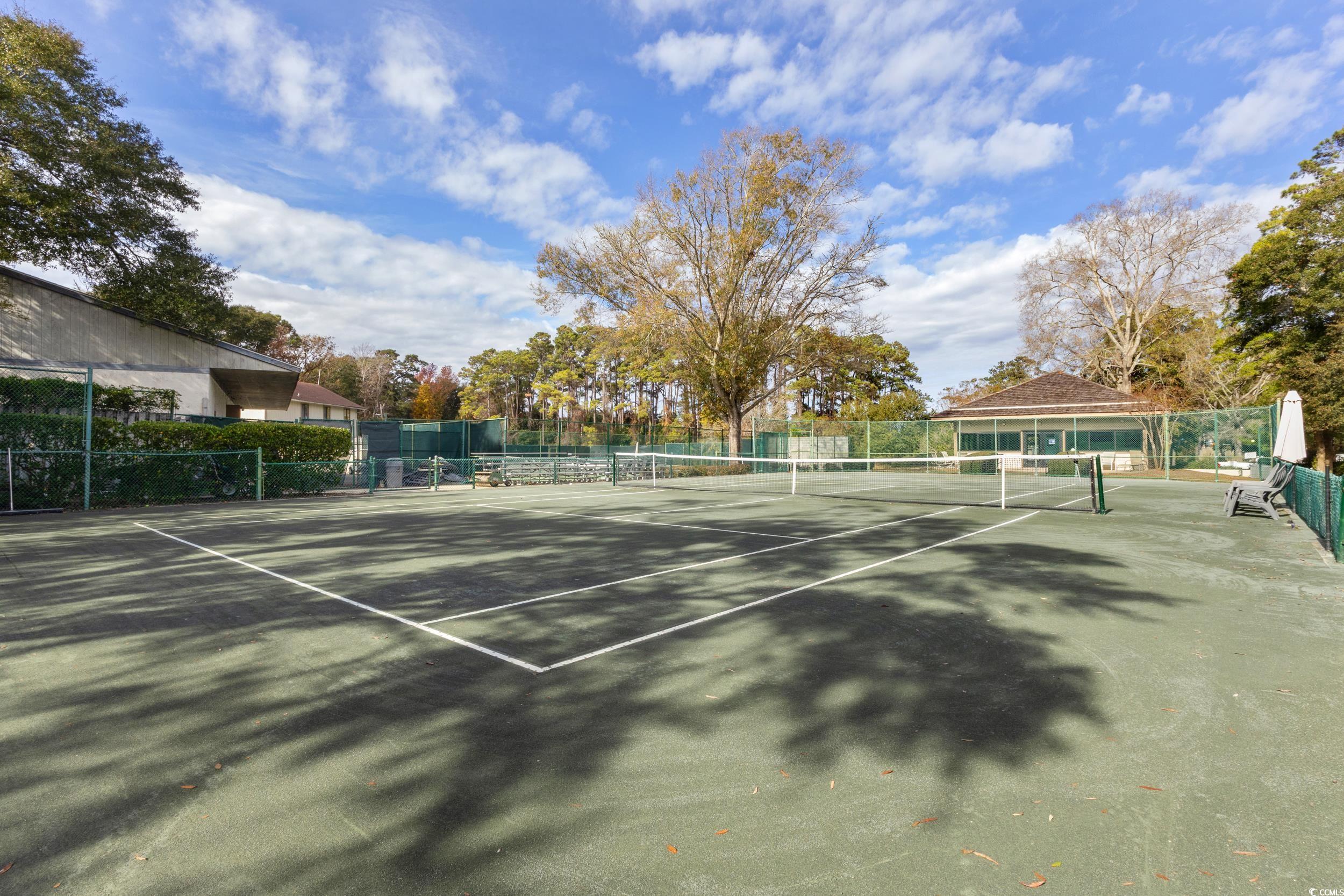 100 Ocean Creek Drive, Unit G14 Myrtle Beach, SC 29572 - Photo 37 of 40 View of tennis court