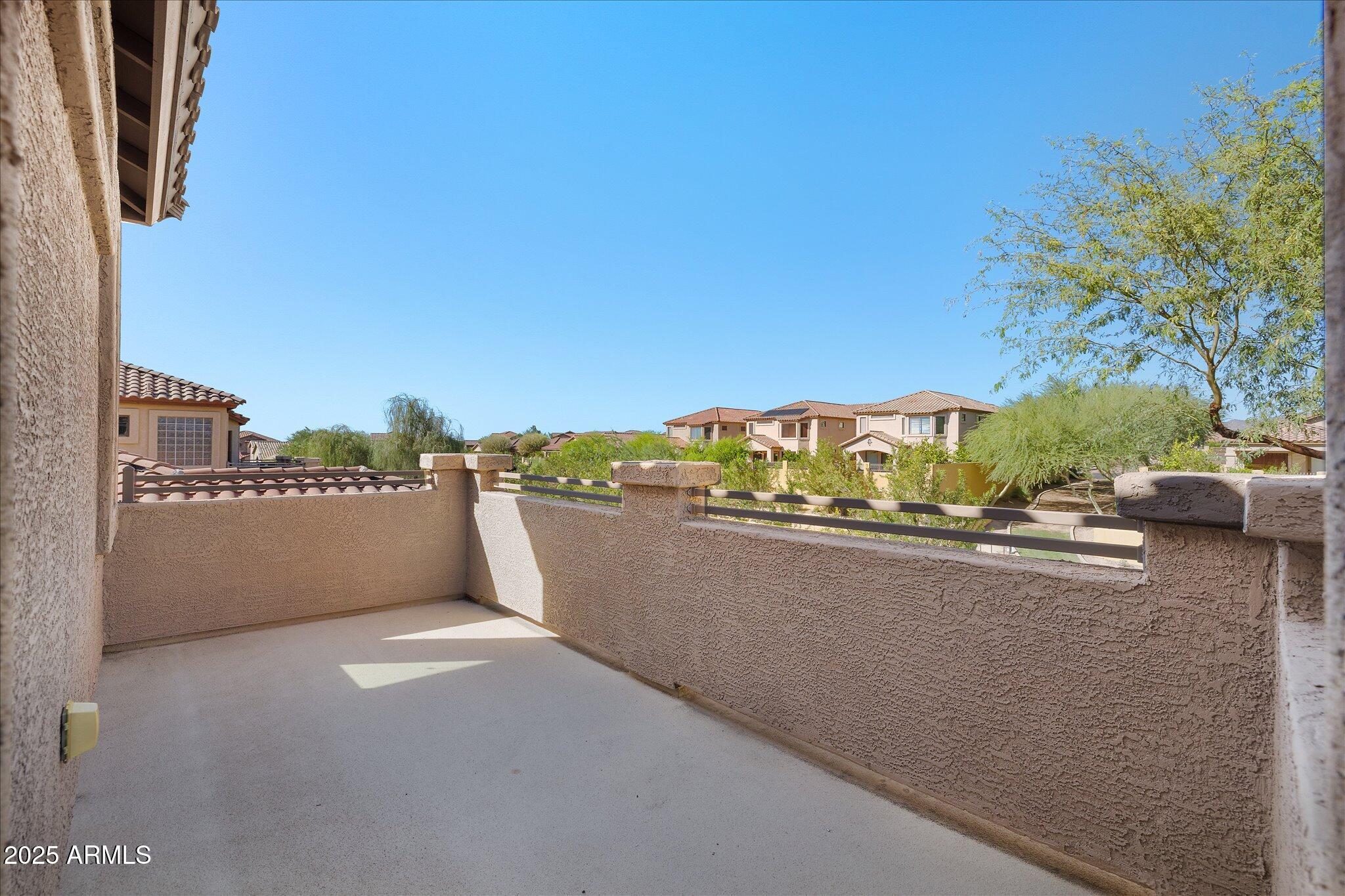 8536 East Inca Street Mesa, AZ 85207 - Photo 23 of 44 a view of balcony with ocean view
