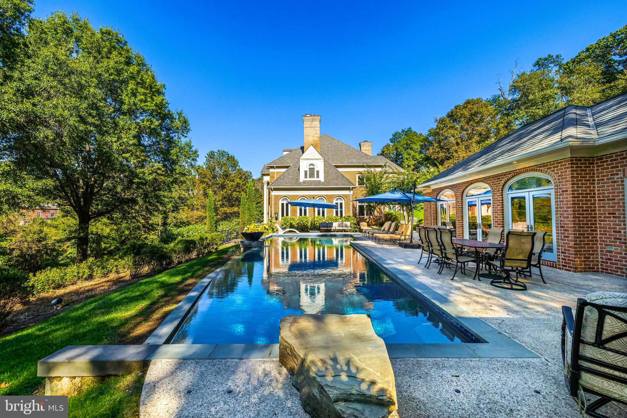 1421 Wine Spring Lane Baltimore, MD 21204 - Photo 125 of 150 a view of a house with swimming pool and sitting area