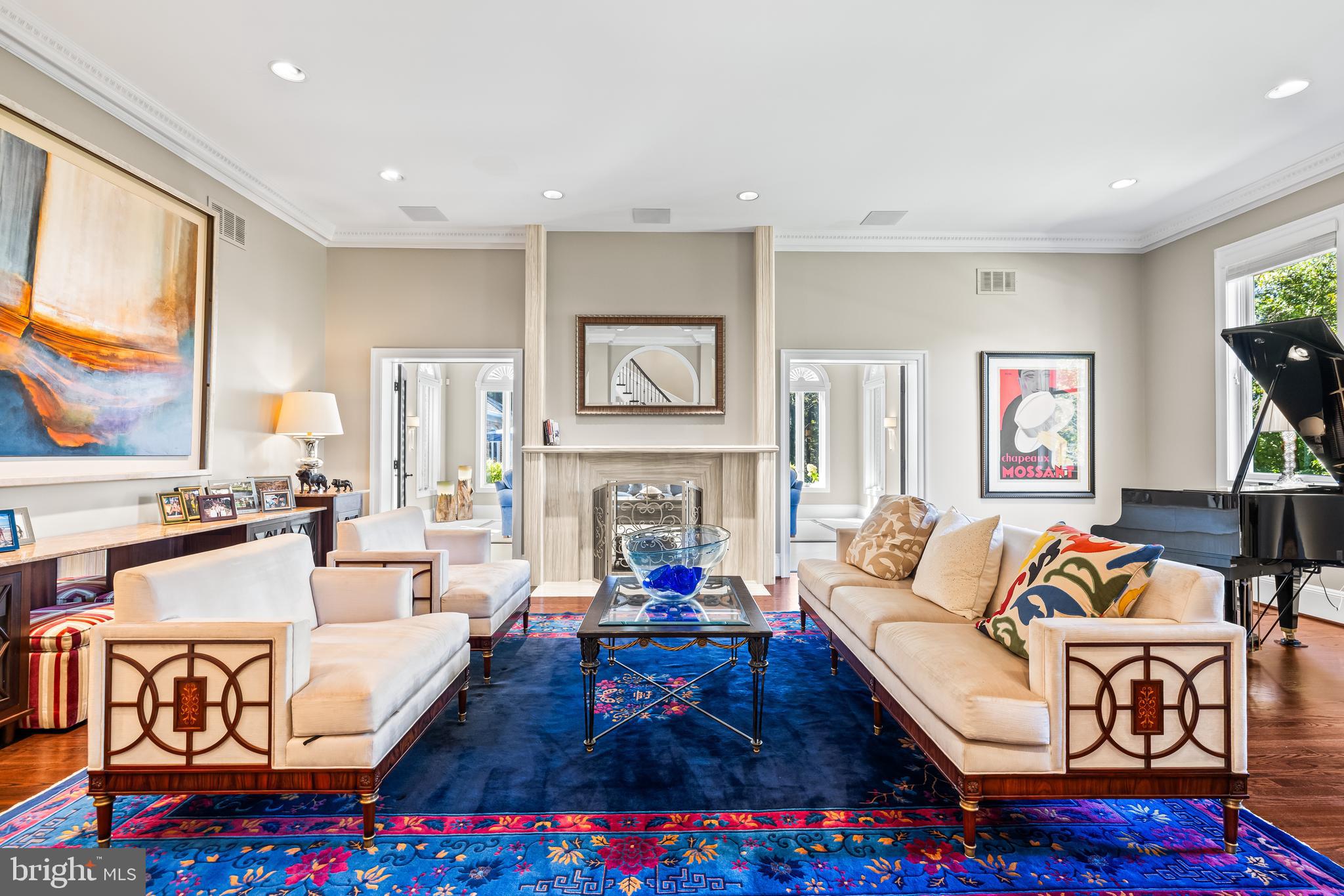 1421 Wine Spring Lane Baltimore, MD 21204 - Photo 45 of 150 a living room with furniture fireplace and a large window
