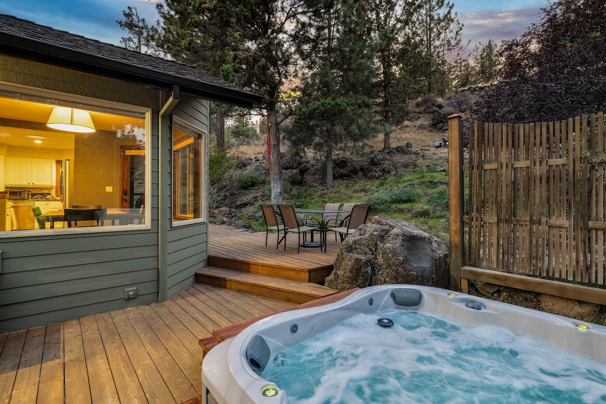 3945 Northwest Lower Village Road Bend, OR 97703 - Photo 40 of 44 Hot Tub