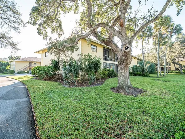 a view of a house with a tree in a yard