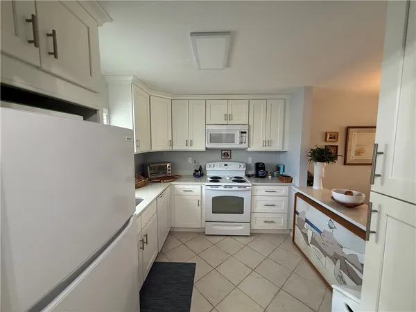 a view of a glass door