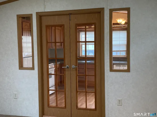 hallway with front door