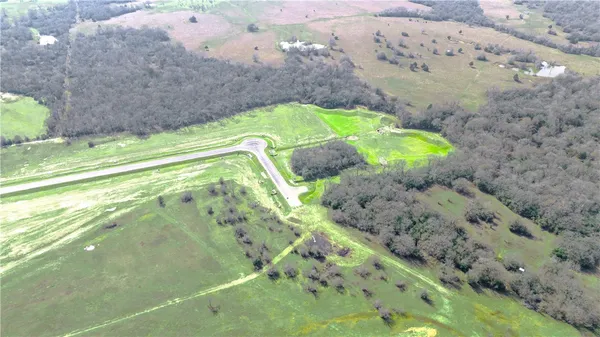 a view of a swimming pool with a garden